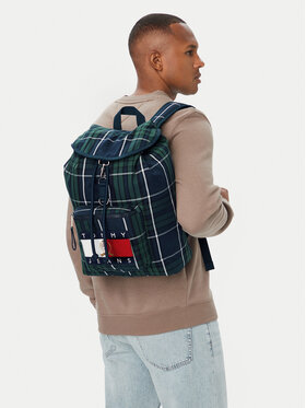 Tommy Jeans Tommy Jeans Σακίδιο Tjm Archive Check Backpack AM0AM14816 Πράσινο