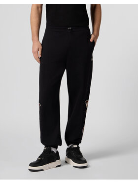 PHILIPP PLEIN PHILIPP PLEIN Teplákové nohavice 29014 Čierna Jogger Fit