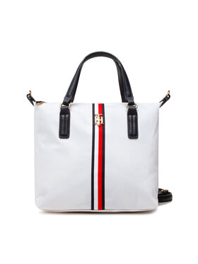 Tommy Hilfiger Tommy Hilfiger Sac à main Poppy Small Tote Corp AW0AW11344 Blanc