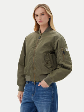 Guess Jeans Guess Jeans Bomberjacke W5RL81 WHAA2 Khakifarben Regular Fit