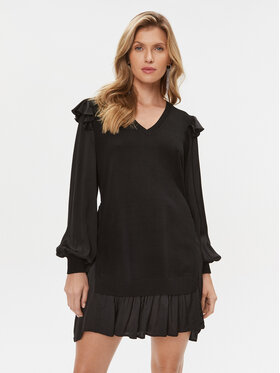 TWINSET TWINSET Každodenní šaty 232TT3421 Černá Regular Fit