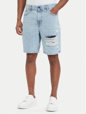 Karl Lagerfeld Jeans Karl Lagerfeld Jeans Дънкови шорти B2M10139 Светлосин Relaxed Fit