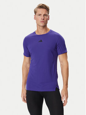 adidas adidas Φανελάκι τεχνικό D4T Primelift 3 Stripes KS1145 Μωβ Regular Fit