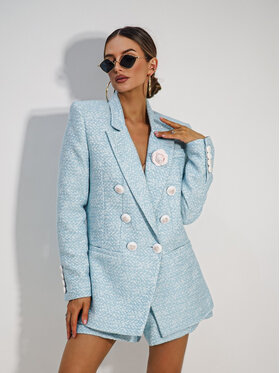 LilaLou LilaLou Garnitur Coco Niebieski Regular Fit