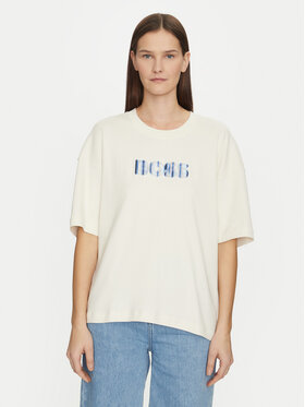 BOSS BOSS T-shirt 50532093 Krem Relaxed Fit