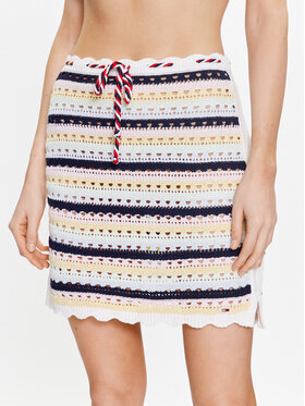 Tommy Jeans Tommy Jeans Mini sukně Summer DW0DW15393 Barevná Regular Fit