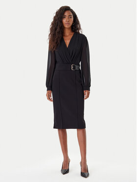 Rinascimento Rinascimento Kokteilikleit CFC0126228003 Must Slim Fit