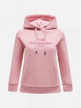 Peak Performance Peak Performance Bluza Orginal Hood Różowy Regular Fit