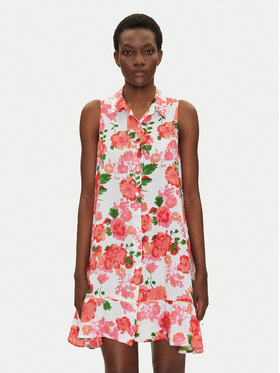 Iconique Iconique Рокля тип риза IC25-044 Бял Regular Fit