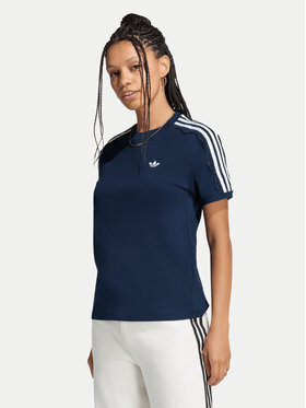 adidas adidas T-Shirt Lace 3 Stripes LG4264 Granatowy Regular Fit
