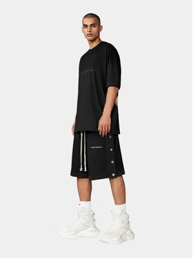 MADE BY SOCIETY MADE BY SOCIETY Spodnie materiałowe Bermude VORTEX DRAG - B17285 Czarny Basic Fit