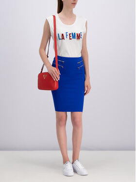 Guess Guess T-Shirt W92I77 K8FY0 Biały Regular Fit