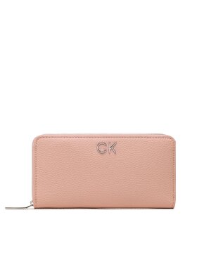 Calvin Klein Calvin Klein Duży Portfel Damski Re-Lock Z/A Wallet Lg Pbl K60K610242 Różowy