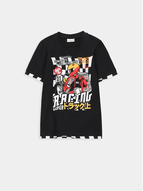 Coccodrillo Coccodrillo Tričko WC4143202RAJ Čierna Regular Fit