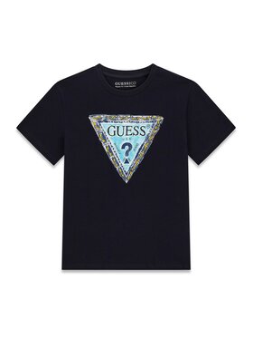 Guess Guess Majica L6GI00 K8HM4 Mornarsko modra Regular Fit