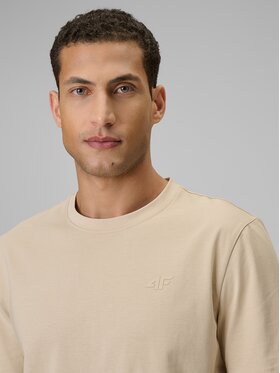 4F 4F T-shirt 4FRSS26TTSHM4261-83S Marrone Regular Fit