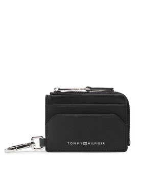 Tommy Hilfiger Tommy Hilfiger Чохол для кредиток Business Leather Mini Cc Zip AM0AM10246 Чорний