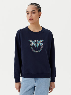PINKO PINKO Суитшърт Nelly 100534 A2G8 Тъмносин Regular Fit