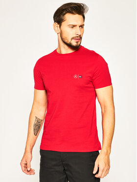 Tommy Hilfiger Tailored Tommy Hilfiger Tailored T-Shirt MERCEDES-BENZ 2 Mb Tech TT0TT07092 Czerwony Regular Fit