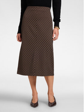 Elena Mirò Elena Mirò Spódnica midi 1006Z000085N001 Czarny Slim Fit