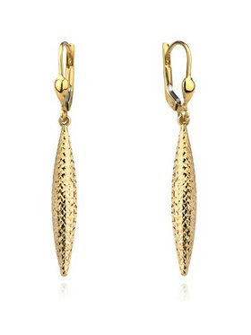 Fugart Fugart Kolczyki Kolczyki złote sople diamentowane FUG7-17-K00513-2 Złoty