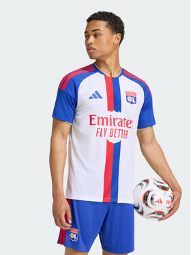 adidas adidas Koszulka techniczna 170316 Biały Slim Fit