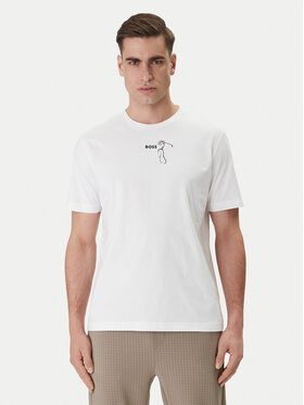 BOSS BOSS Póló Birdie 50559387 Fehér Regular Fit