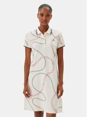 Tommy Hilfiger Tommy Hilfiger Sukienka codzienna WW0WW45532 Beżowy Regular Fit