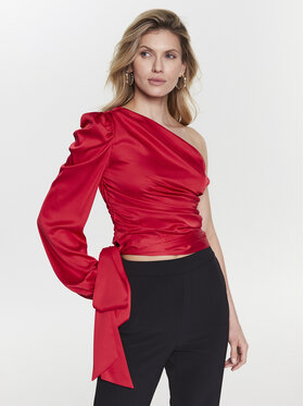 Pinko Pinko Bluză Thira 100227 A0J1 Roșu Regular Fit