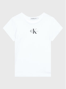 Calvin Klein Jeans Calvin Klein Jeans Футболка Micro Monogram IG0IG01470 Білий Regular Fit