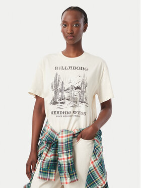 Billabong Billabong Тишърт EBJZT00646 Кремав Regular Fit