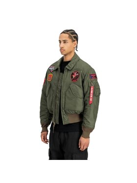 Alpha Industries Alpha Industries Kurtka bomber AI.268135 Zielony Core Fit
