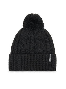 Jack Wolfskin Jack Wolfskin Шапкa Pompom 1905092 Чорний