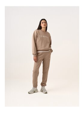 La Mania La Mania Pantaloni da tuta PERSON Beige Active Fit
