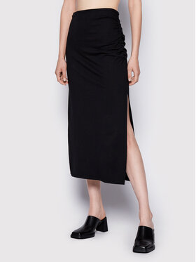 Gestuz Gestuz Spódnica midi Idagz 10906323 Czarny Regular Fit