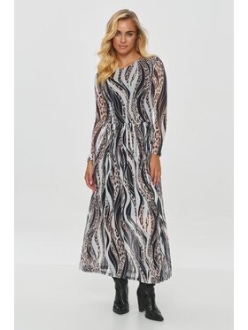 Makadamia Makadamia Sukienka wieczorowa M860 Biały Comfortable Fit