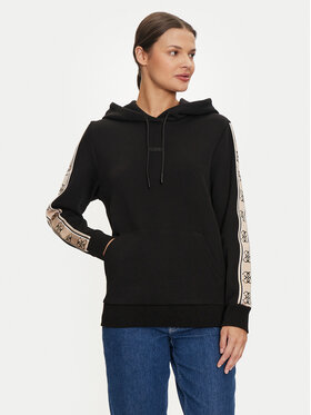 Guess Guess Bluza V4YQ11 KB3P2 Czarny Regular Fit