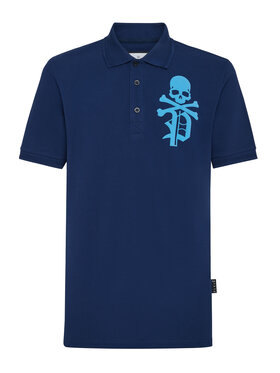 PHILIPP PLEIN PHILIPP PLEIN Polokošeľa 643 Modrá Slim Fit