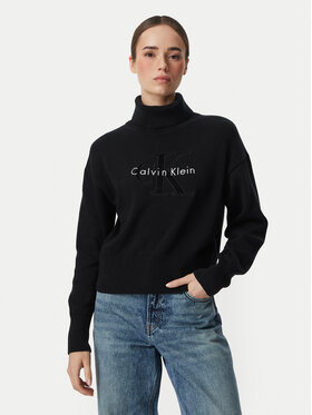 Calvin Klein Jeans Calvin Klein Jeans Golf LV047H329G Czarny Regular Fit