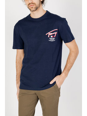 Tommy Jeans Tommy Jeans T-shirt REG 3D STREET Blu Shirt Fit