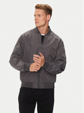 Tommy Hilfiger Tommy Hilfiger Μπόμπερ μπουφάν MW0MW35658 Γκρι Regular Fit