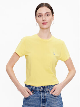 Polo Ralph Lauren Polo Ralph Lauren T-Shirt 211898698001 Żółty Regular Fit