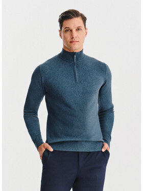 Pako Lorente Pako Lorente Sweter P25WF-2X-021 Granatowy Classic Fit