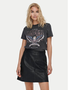 ONLY ONLY Футболка Lucy 15215721 Сірий Regular Fit