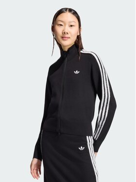 adidas adidas Strickjacke Firebird KS7366 Schwarz Slim Fit