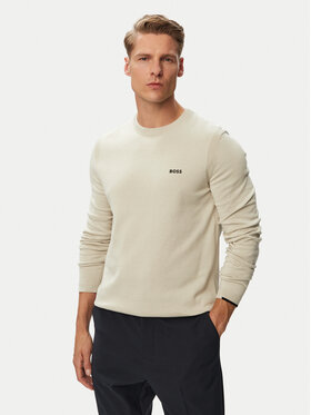 BOSS BOSS Megztinis KN_Ever-X CN 50556145 Šviesiai smėlinė Regular Fit