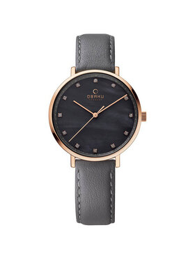 Obaku Obaku Hodinky V186LXVJRJ Sivá