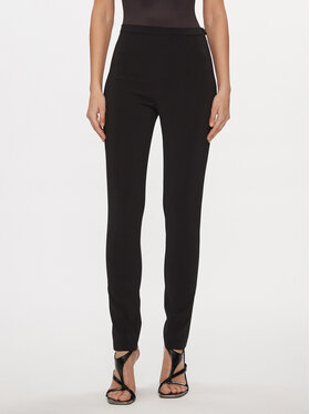 Patrizia Pepe Patrizia Pepe Kalhoty z materiálu 8P0599/A6F5-K103 Černá Regular Fit