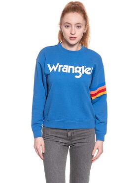 Wrangler Wrangler Felpa LOGO SWEAT Blu Regular Fit