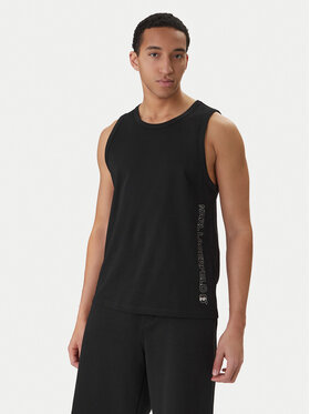 KARL LAGERFELD KARL LAGERFELD Tank top B1M46012 Czarny Regular Fit